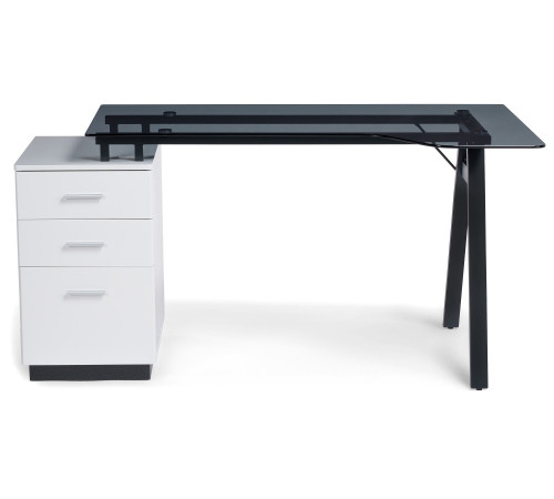 Компьютерный стол Torvi white / black