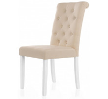 Стул Amelia white/fabric cream