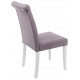 Стул Amelia white/fabric fog