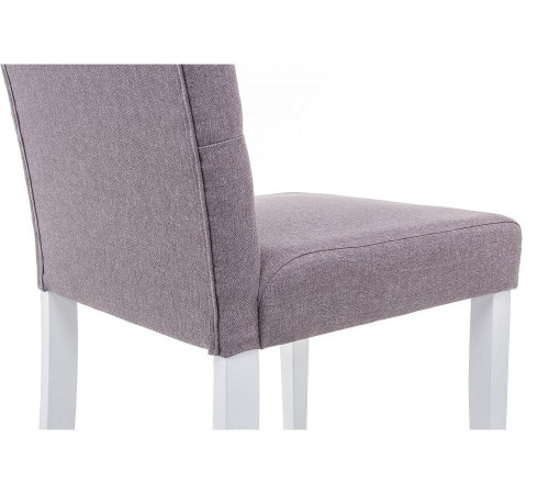 Стул Amelia white/fabric fog