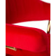Стул барный DOBRIN CHARLY GOLD красный велюр (MJ9-45)