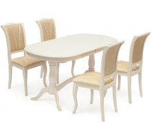 Обеденная группа SIENA SA-T6EX/OPERA IVORY WHITE