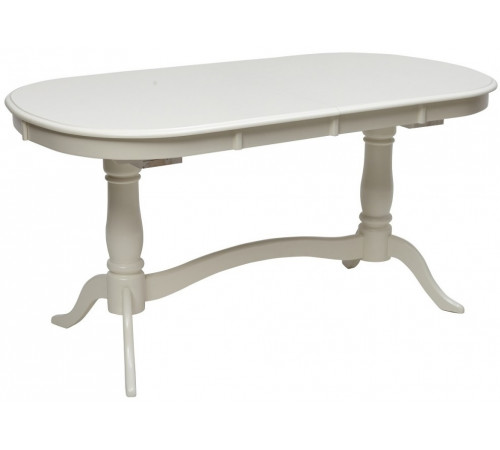Стол обеденный раскладной «Сиена» (Siena SA-T6EX2L) Ivory White