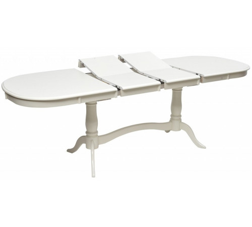Стол обеденный раскладной «Сиена» (Siena SA-T6EX2L) Ivory White