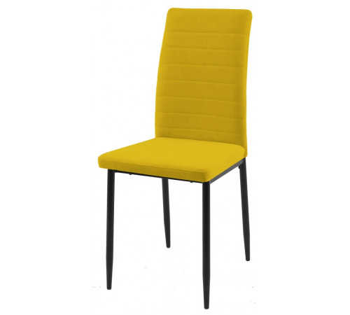 Стул Dikline ТЕКС каркас черный/ткань B16 YELLOW
