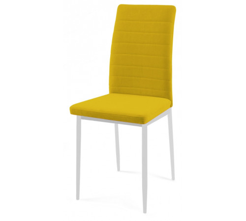 Стул DikLine ТЕКС каркас белый/B16 YELLOW