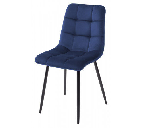 Стул CHILLI BLUVEL-86 NAVY BLUE, велюр