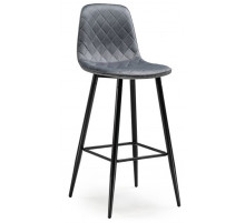 Стул барный Capri dark gray / black