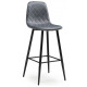 Стул барный Capri dark gray / black