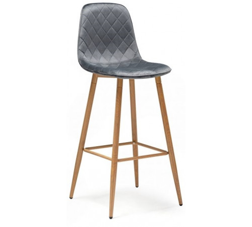 Стул барный Capri dark gray / wood