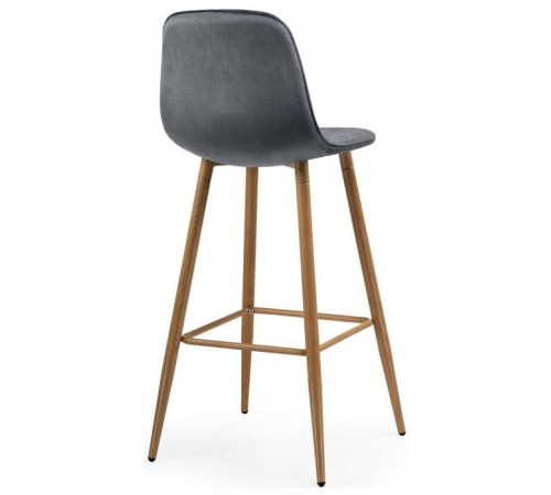 Стул барный Capri dark gray / wood