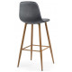 Стул барный Capri dark gray / wood