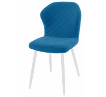 Стул DikLine 239 B8 BLUE, ножки белые
