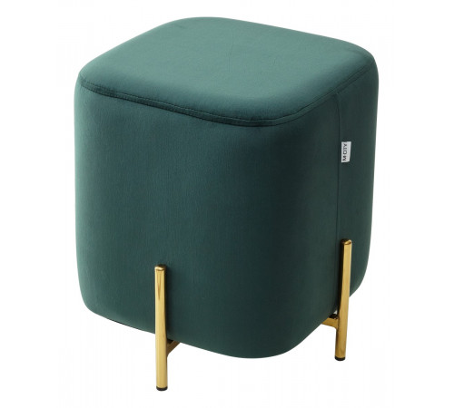 Пуф для гостиной ARES BLUVEL-78 GREEN / GOLD