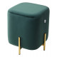 Пуф для гостиной ARES BLUVEL-78 GREEN / GOLD