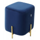 Пуф для гостиной ARES BLUVEL-86 NAVY BLUE / GOLD