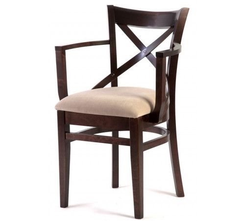 Кресло Соло венский Тон 8 Венге / ткань:Вивальди 04