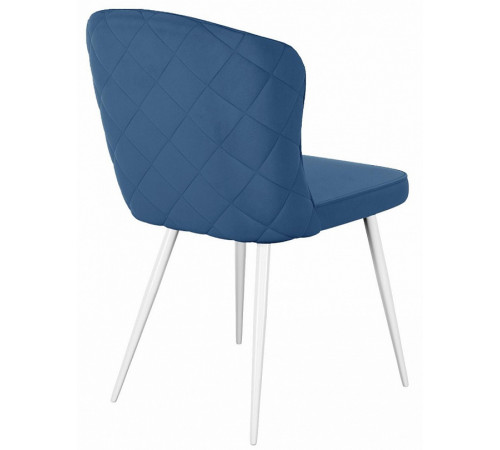 Стул DikLine 209 B8 BLUE, ножки белые