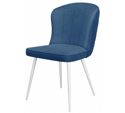 Стул DikLine 209 B8 BLUE, ножки белые