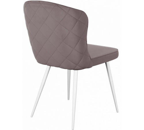 Стул DikLine 209 B5 LATTE, ножки белые
