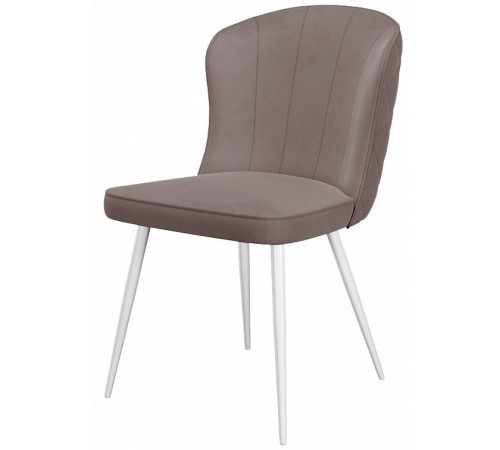 Стул DikLine 209 B5 LATTE, ножки белые
