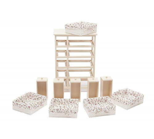 Комод с 5-ю корзинами и 5-ю ящиками Secret De Maison CABAS ( mod. 4323 ) butter white