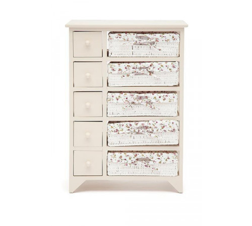 Комод с 5-ю корзинами и 5-ю ящиками Secret De Maison CABAS ( mod. 4323 ) butter white