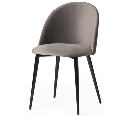 Стул MONRO (mod. 710) серый barkhat 26/черный