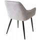 Стул TROY BLUVEL-03 LIGHT GREY, велюр/ черный каркас