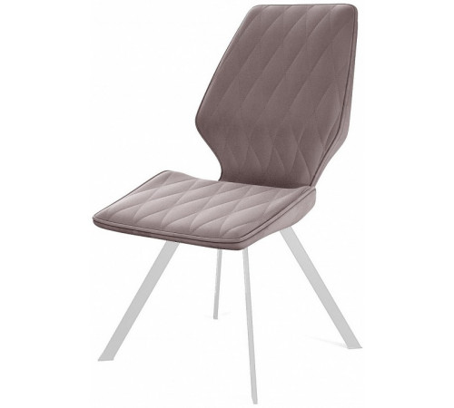 Стул DikLine 242 B5 LATTE/ ножки белые