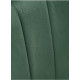 Стул на металлокаркасе Kamelia dark green / gold