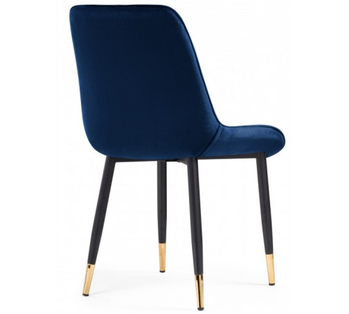 Стул Seda 1 dark blue / gold / black