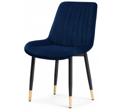 Стул Seda 1 dark blue / gold / black