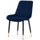 Стул Seda 1 dark blue / gold / black