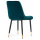 Стул Seda-1 green / black / gold