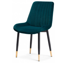 Стул Seda 1 green / black / gold
