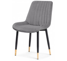 Стул Seda 1 dark gray / black / gold