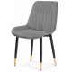 Стул Seda-1 dark gray / black / gold