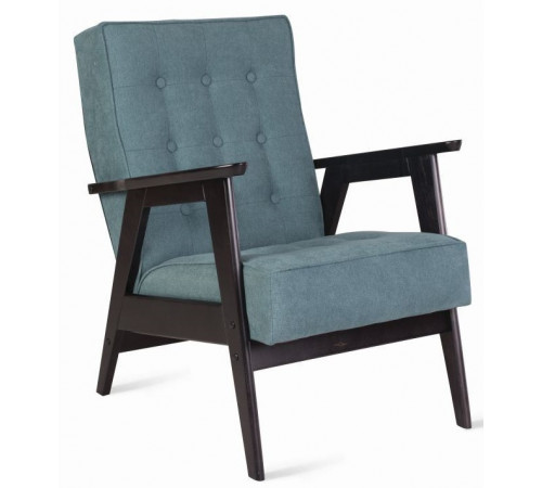 Кресло РЕТРО (венге / RS 29 - бирюзовый)