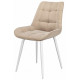 Стул DikLine 206М B03 BEIGE, ножки белые