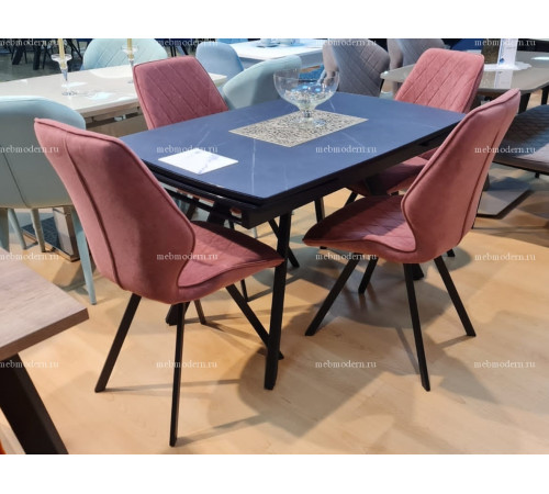 Обеденная группа US120/242 В36 PINK/опоры черные