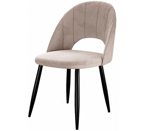 Стул DikLine 217 B03 BEIGE, ножки черные