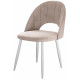 Стул DikLine 217 B03 BEIGE, ножки белые