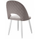Стул DikLine 217 B5 LATTE, ножки белые