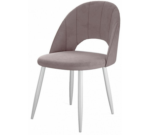 Стул DikLine 217 B5 LATTE, ножки белые