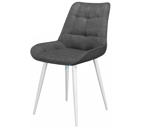Стул DikLine 206М PRADO5 GREY, ножки белые