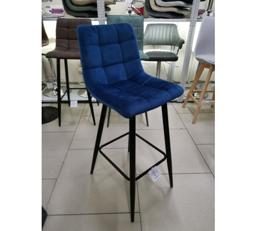 LECCO UF910-18 NAVY BLUE барный стул, велюр