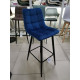 LECCO UF910-18 NAVY BLUE барный стул, велюр