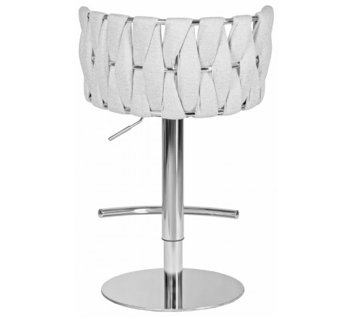 Стул барный DOBRIN OSCAR LAR-275-17 серый/хром