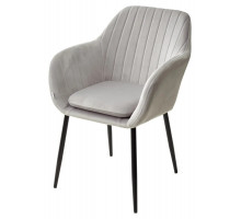 Стул ALABAMA BLUVEL-03 LIGHT GREY, велюр
